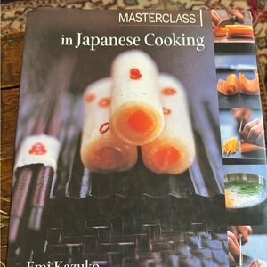 Masterclass in Japanese Cooking Cookbook - White & Orange Cover